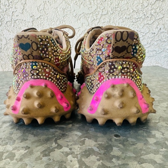 OOG Generation Sneakers sz 40 chunky crystal bling streetwear - Picture 7 of 15